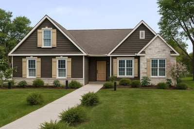 Vintage Villa rendering